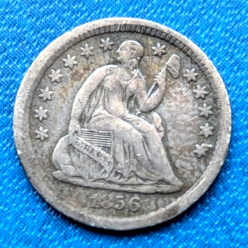 1856 usa seated liberty - 1856,