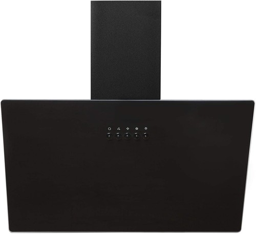 Ah60bl 60cm black angled glass - black,