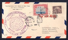 USA - 1929 Graf Zeppelin LZ-129 Round the World Airmail Cover to Friedrichshafen
