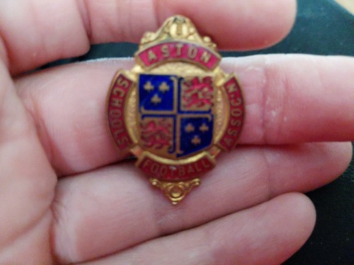 Vintage badge aston school - badge,
