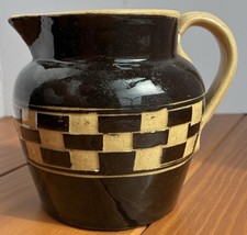 Antique Checkerboard Mochaware