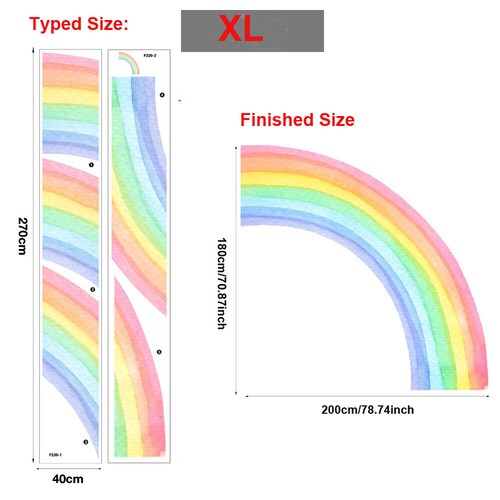Rainbow for wall - rainbow, sticker
