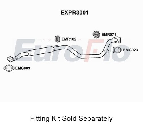 Rear muffler silencer - rear,