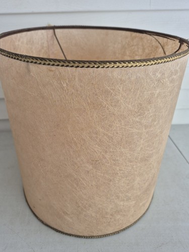 Vintage fiberglass lampshade - fiberglass,
