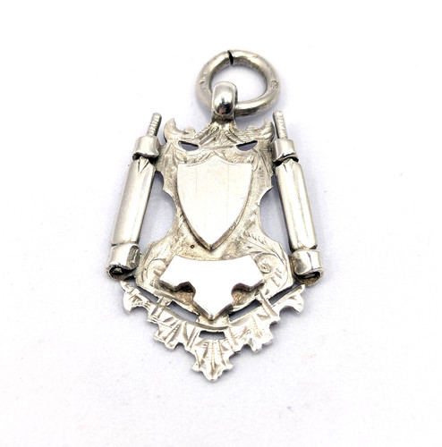 Antique sterling silver medal - silver,
