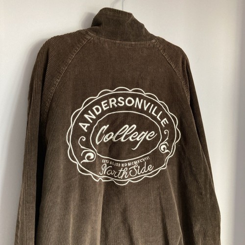 Mens corduroy bomber varsity - corduroy,