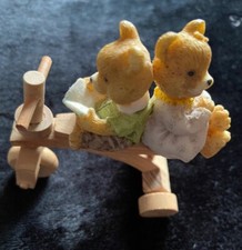 Teddy Bears On Wooden Tricycle Ornament 