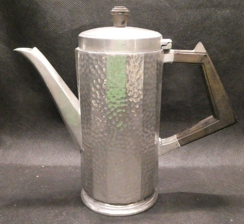 Art deco civic pewter hammered - deco,