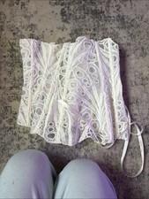 PLT white corset size xxs (4)