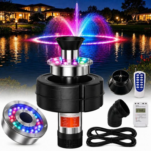 Pond aerator with color - with, 5-color