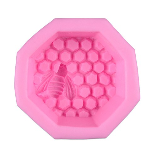 Honeycomb bee fondant mold - honeycomb,