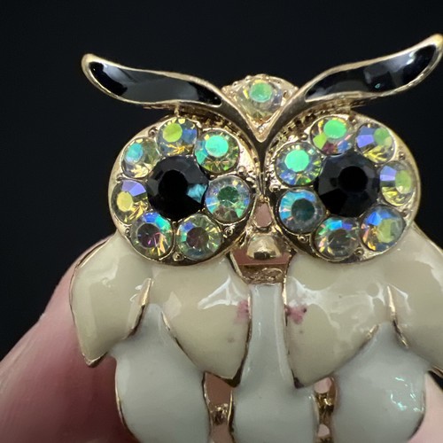 Owl ring aurora borealis - ring,