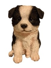 Border Collie Puppy Ornament for Garden 