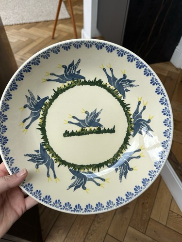 Brixton pottery stork - pottery, &