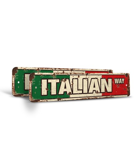 Italian flag vintage style - vintage,