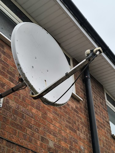 Motorised satellite receiver - satellite,