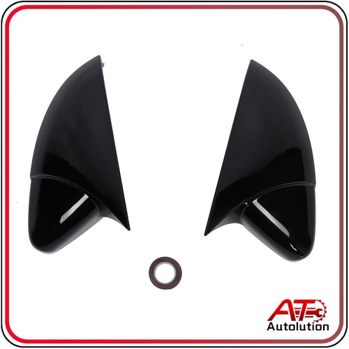Glossy black side - side, wing