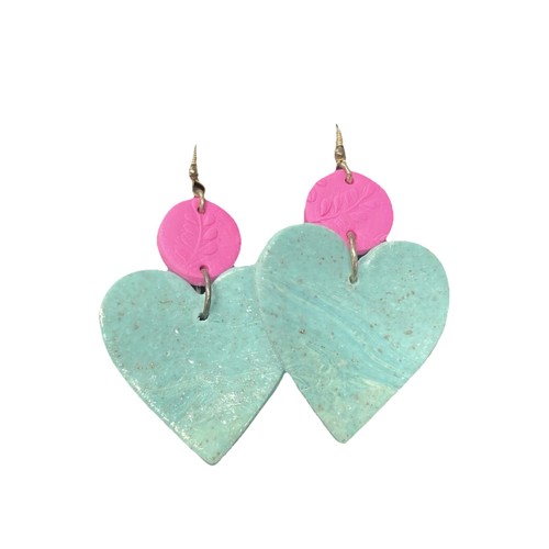 Heart blue and pink - heart,