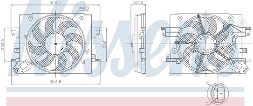 Dacia dokker radiator fan - dokker,