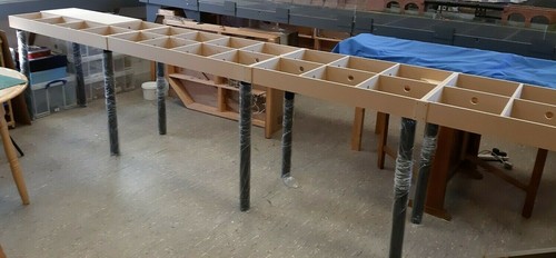 Model railway baseboard module - model,