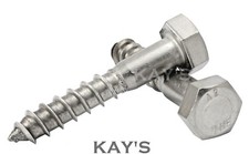 M10 10mm COACH SCREWS HEXAGON