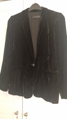 Zara black velvet - , jacket