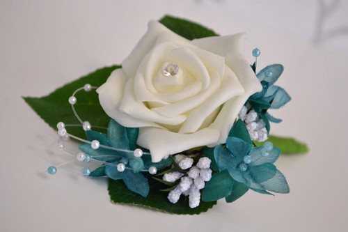 Wedding buttonhole rose - , flower