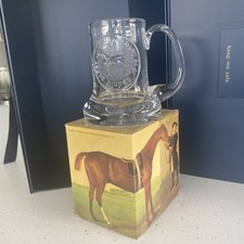 Vintage 1979 Dartington Crystal Glass Tankard - Derby Bicentenary - No 4626