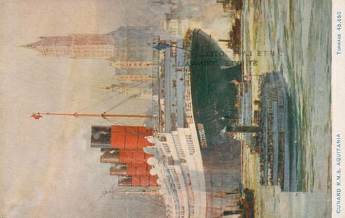 Rms aquitania cunard - rms,