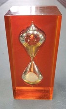 Vintage Lucite Orange Egg