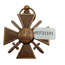 X23/11/25 (REF31191) War Cross Medal 1914 1918 WW1 French MEDAL