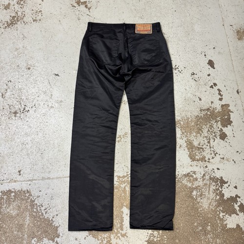 Y2k diesel oilskin trousers - diesel,