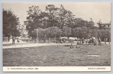 s27541 Winchmore Hill Green c 1884 London  England  REPRO postcard