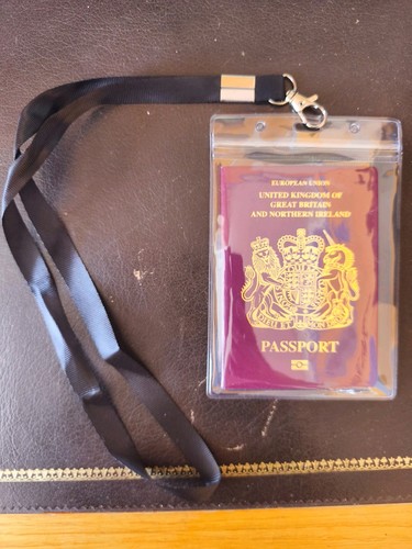 Black waterproof passport - waterproof,