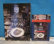 Complete. Official England Squad Medal Collection 1998 + The Final Five. Sealed