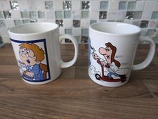 2 X Tetley Tea Folk Mugs 1996 Original Box Staffordshire Tableware