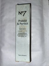 No 7 Protect & Perfect Lip Care Hypoallergenic Conditions Lips Box Damaged