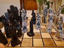 Giant Frankeinstein Chess Set: Dracula, Jekyll and Hyde and the rest. 53x53cm 
