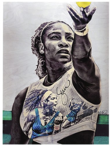 Serena williams 8x10 print - williams,