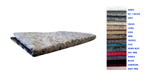Upholstery crushed velvet - crushed,