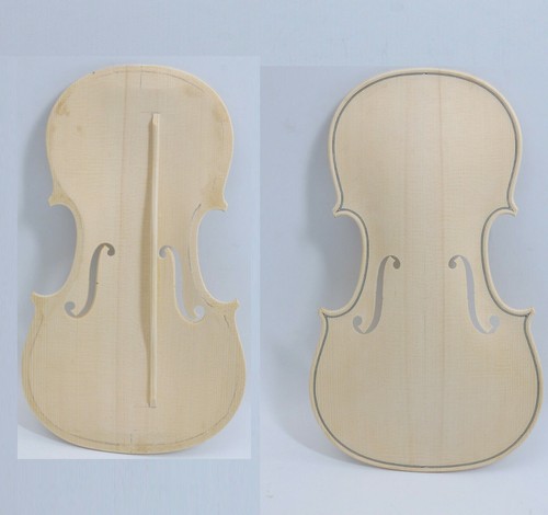 Unfinished violin top - violin, spruce