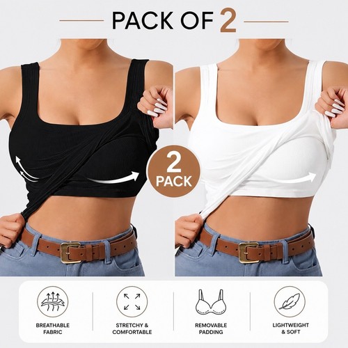 Women built bra padded cami - padded,