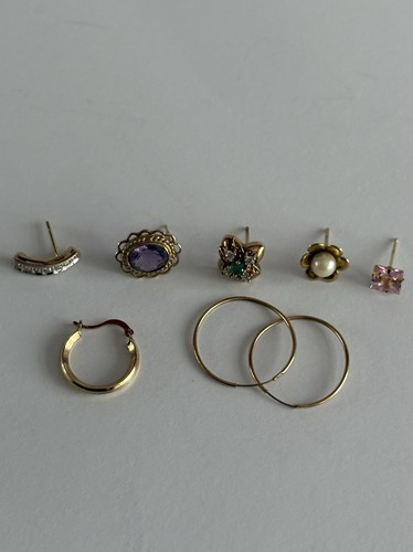 9ct gold all - gold, gemstone