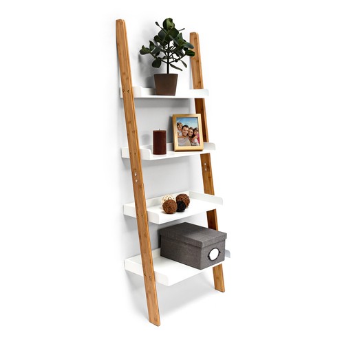 Ladder shelf leaning - shelf, bookshelf