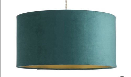 Habitat teal velvet foil - velvet, &