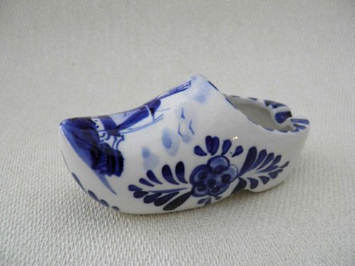 Vintage delft ceramic clog - vintage,