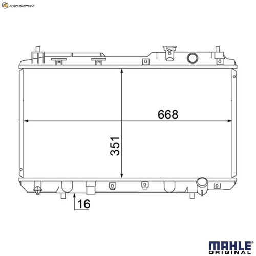 Radiator engine cooling - cooling, cr