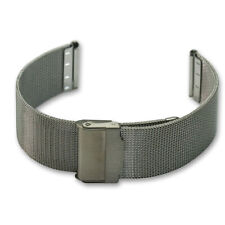 Stainless Steel Fine Mesh Watch Bracelet Milanese Sliding Buckle Strap UK Skagen