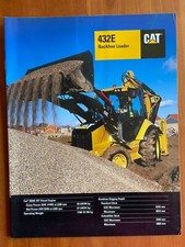 CAT 432E Backhoe Loader Brochure / Leaflet 2006