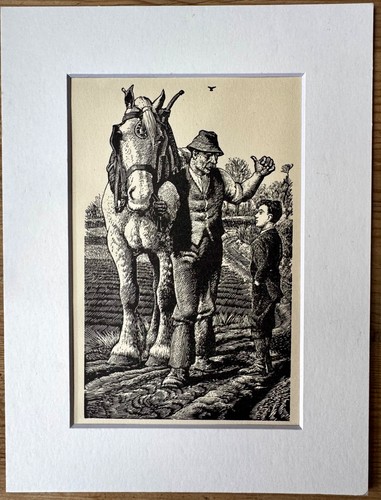 Vintage wood engraving print - ,